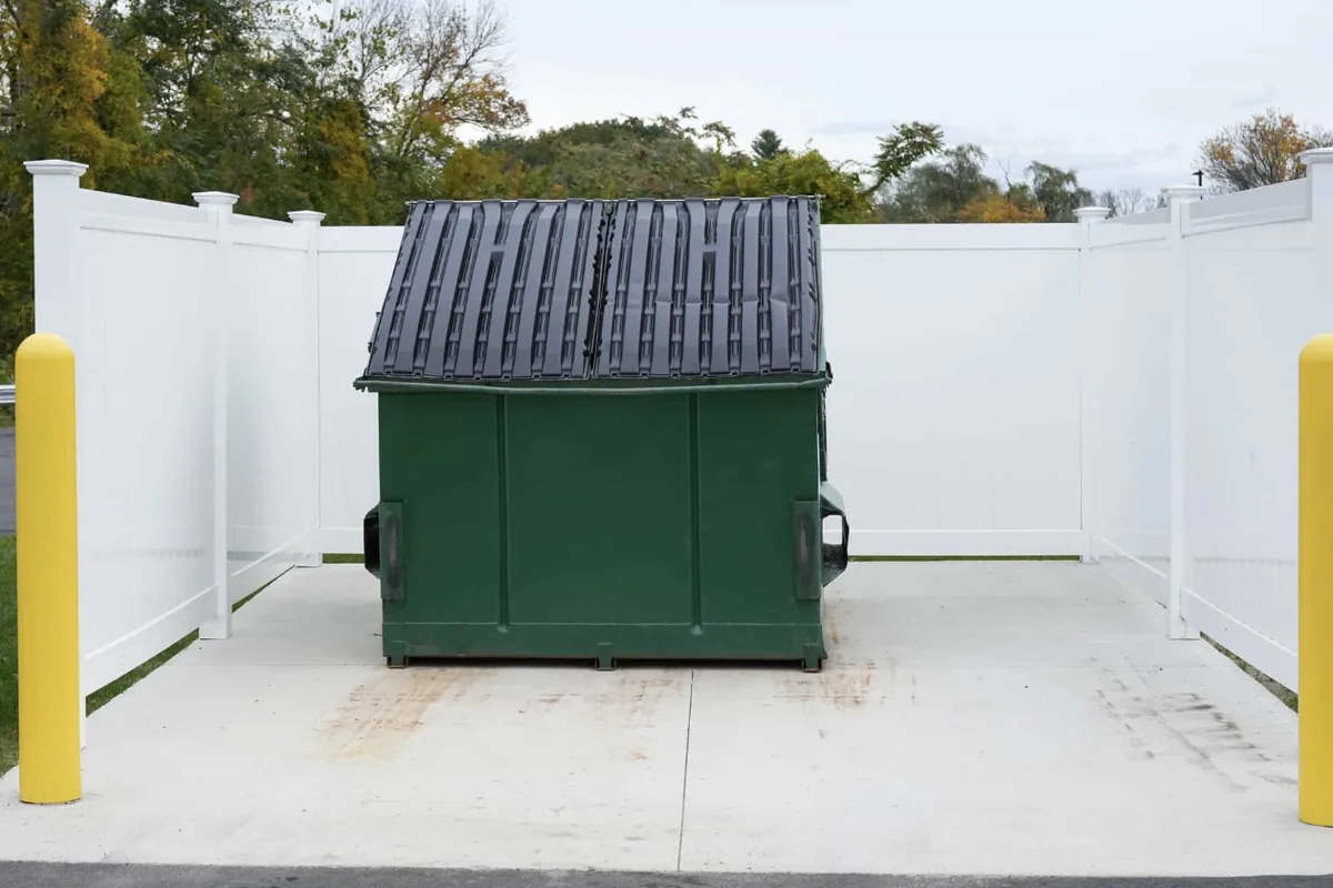 Dumpster Pads and Enclosures in Fletcher NC - The Asheville Concrete Company